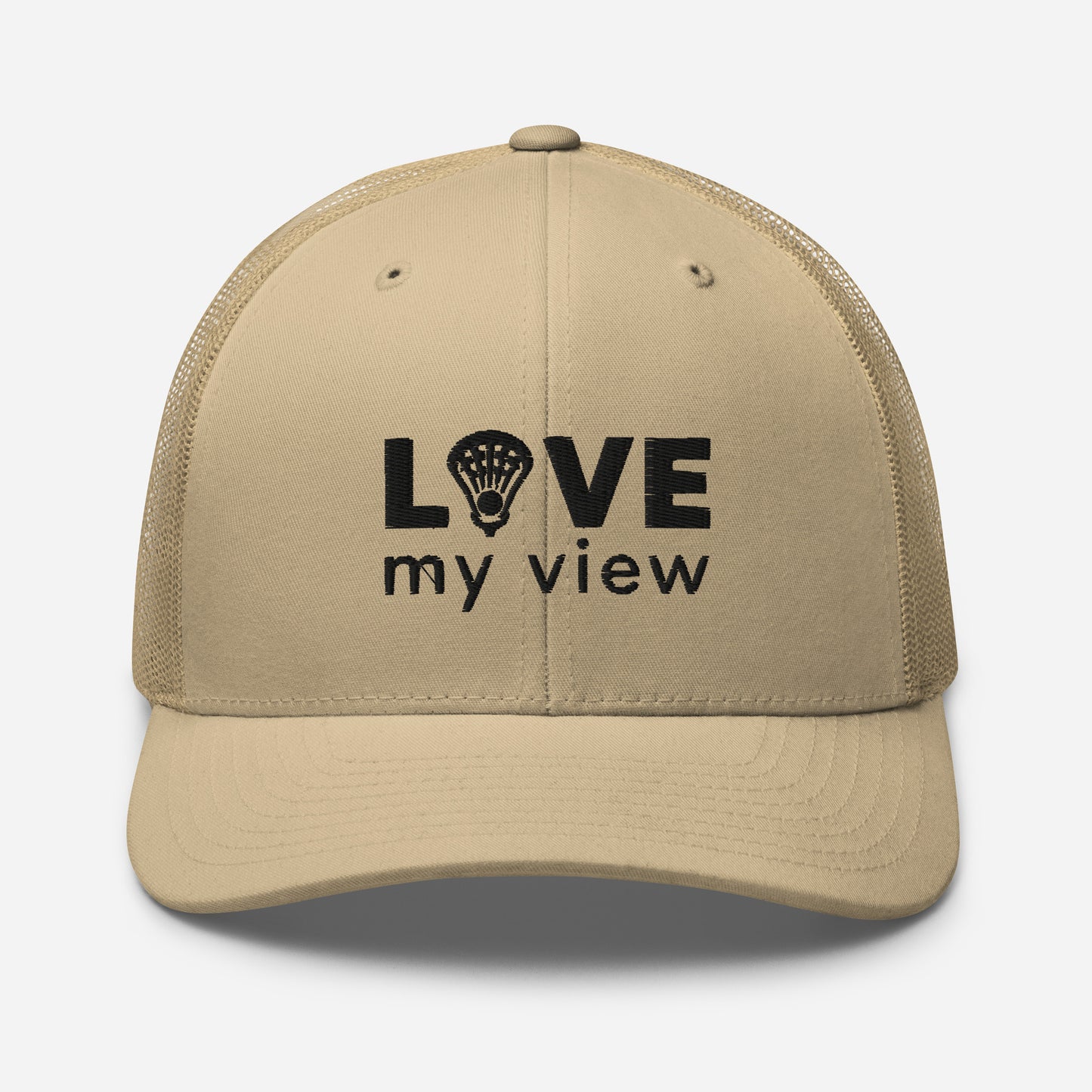 Trucker Hat — Lacrosse (black lettering)