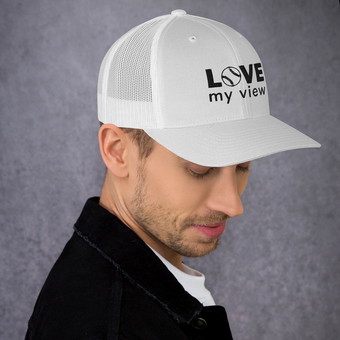 Trucker Hat—Baseball (black embroidery)