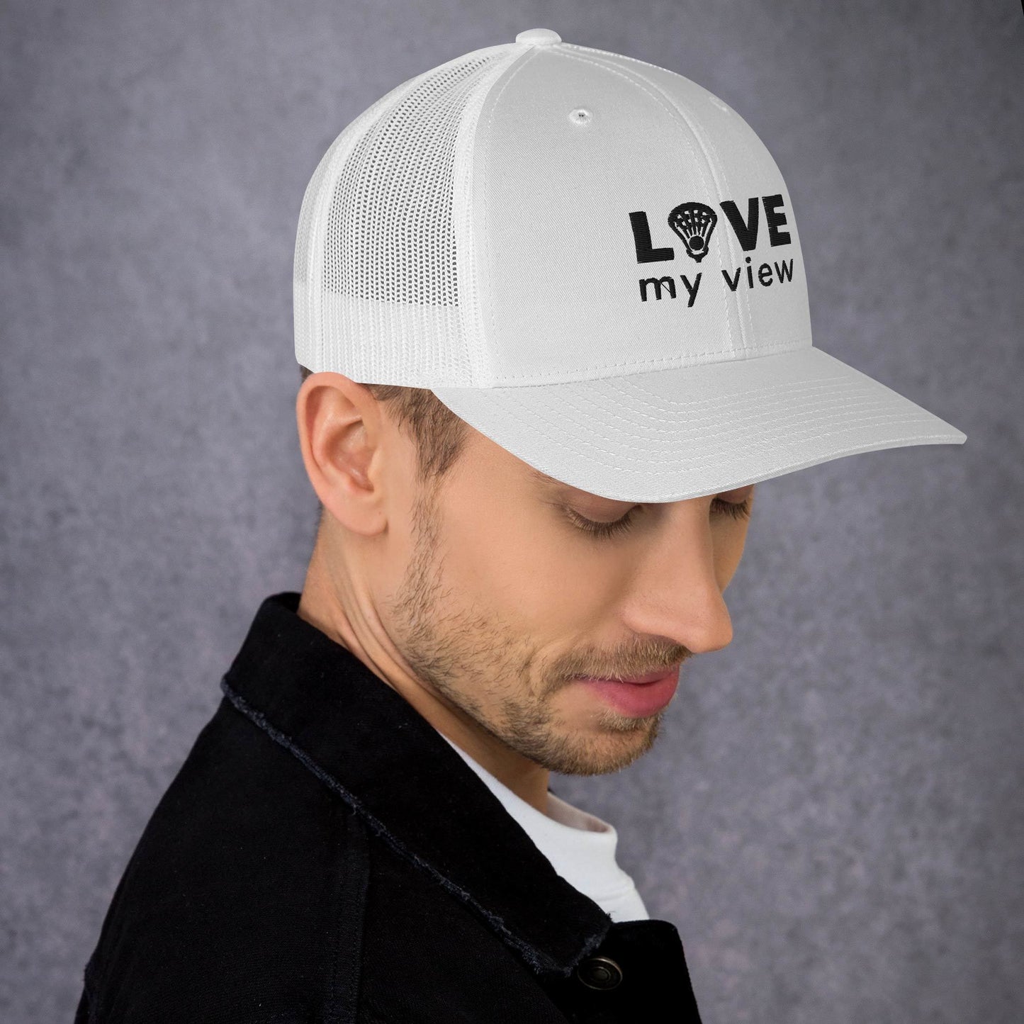 Trucker Hat — Lacrosse (black lettering)