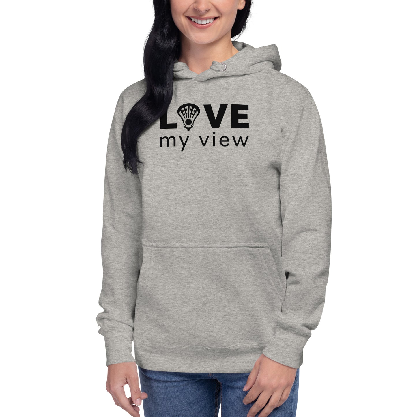 Lacrosse Hoodie (black lettering)