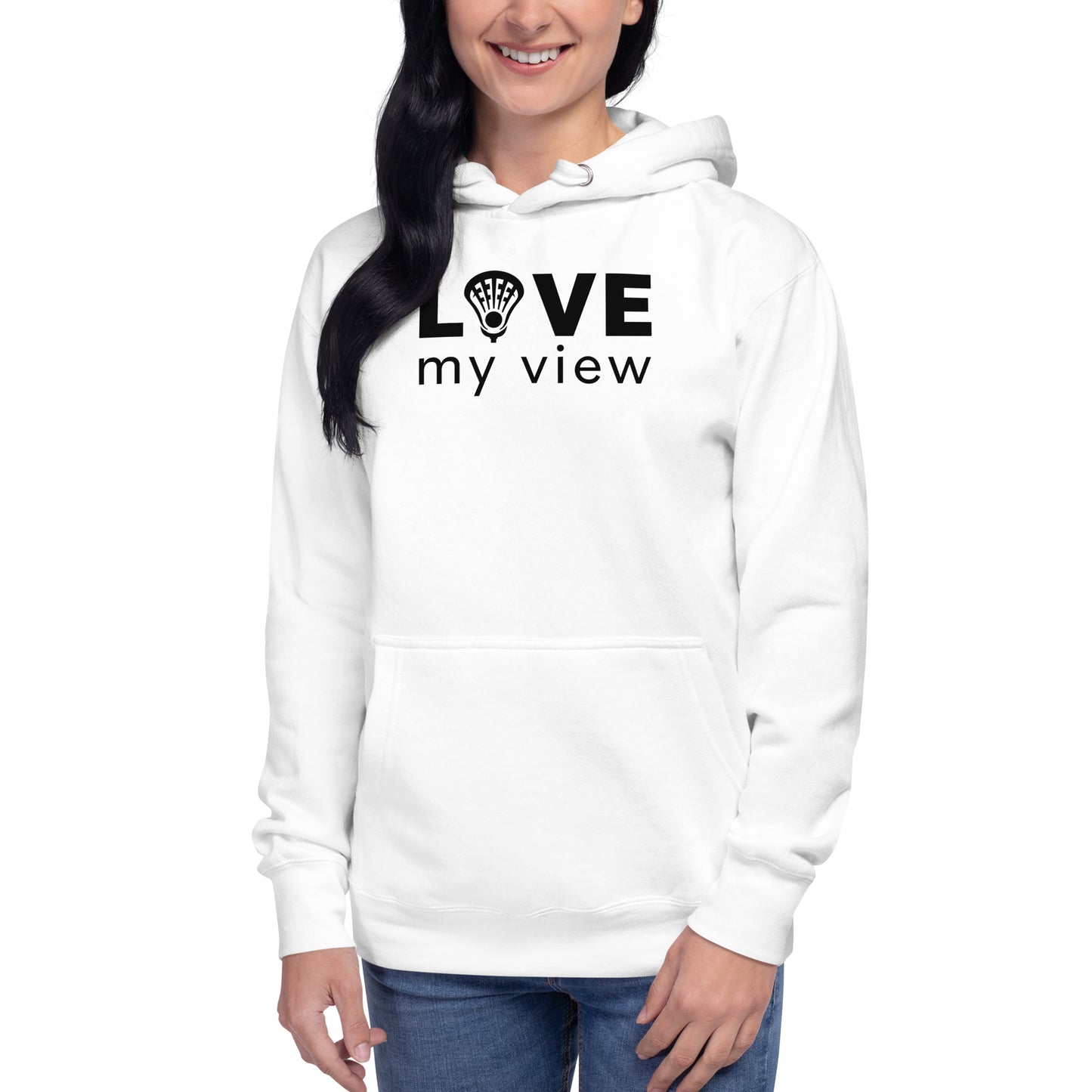 Lacrosse Hoodie (black lettering)