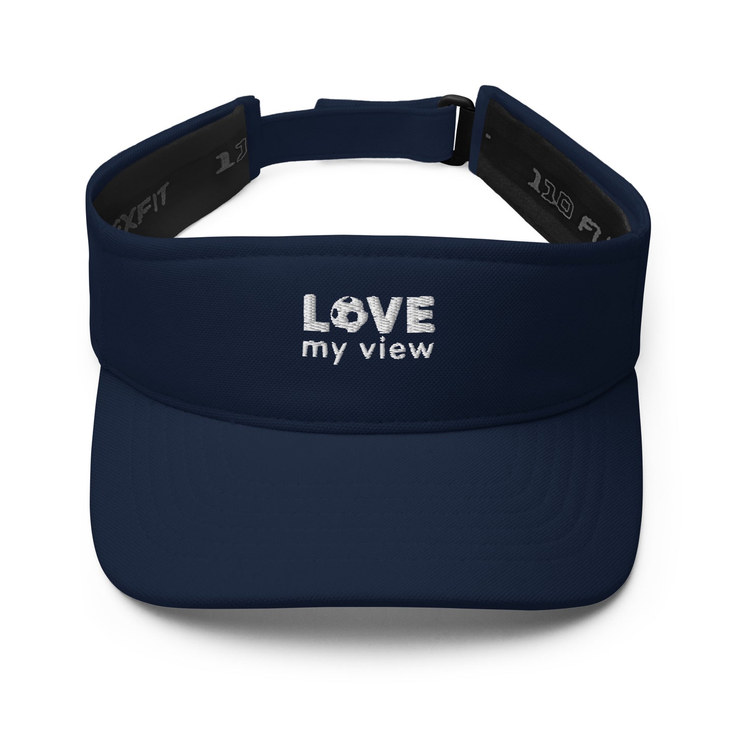 Soccer Visor (with white embroidery)