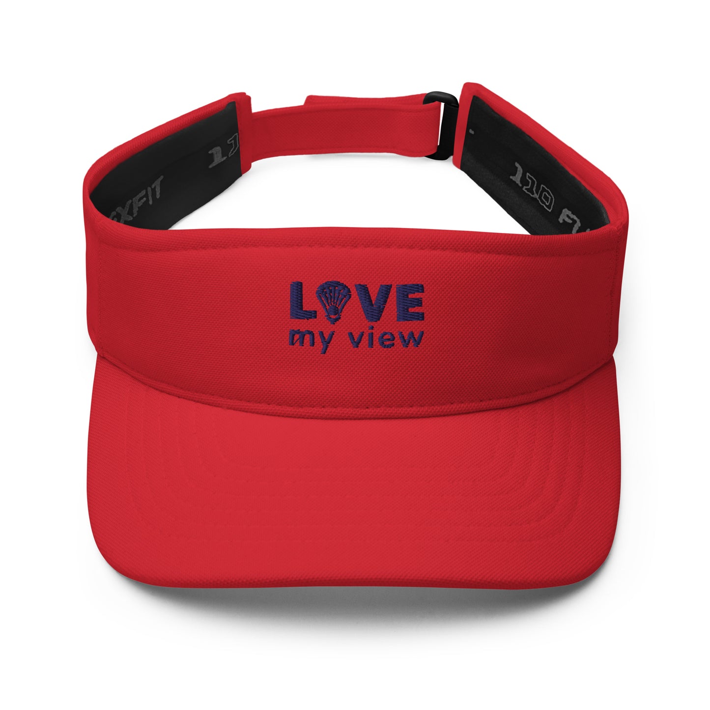 Lacrosse Visor (with navy blue embroidery)