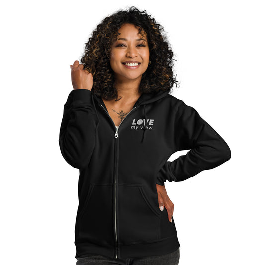 Unisex heavy blend zip hoodie—Baseball