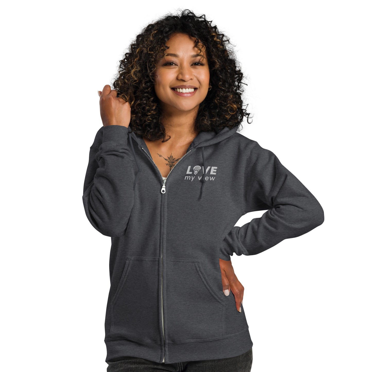 Softball zip hoodie