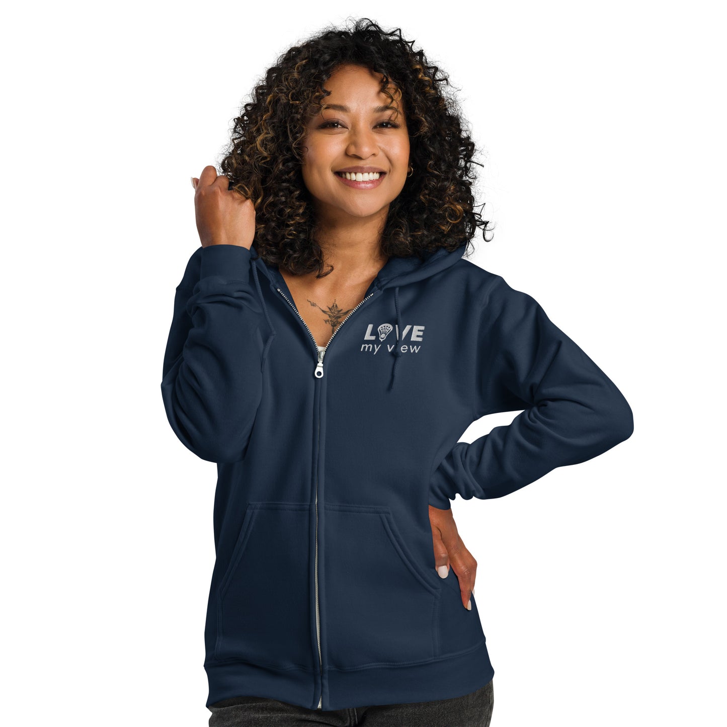 Softball zip hoodie