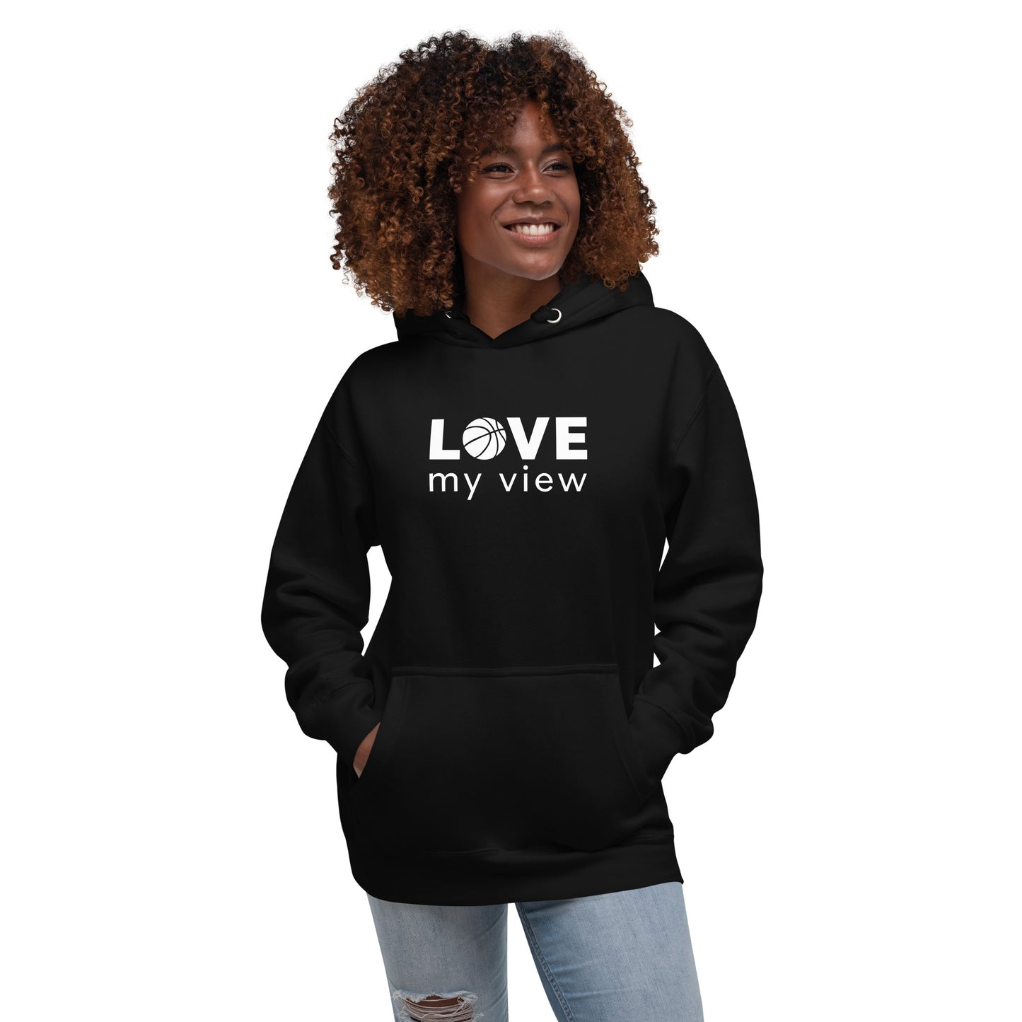 Basketball Hoodie (with white lettering)