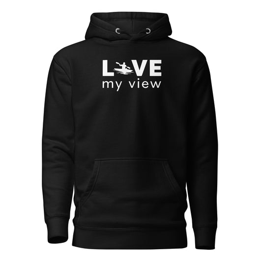 Kayaking Hoodie (white lettering)