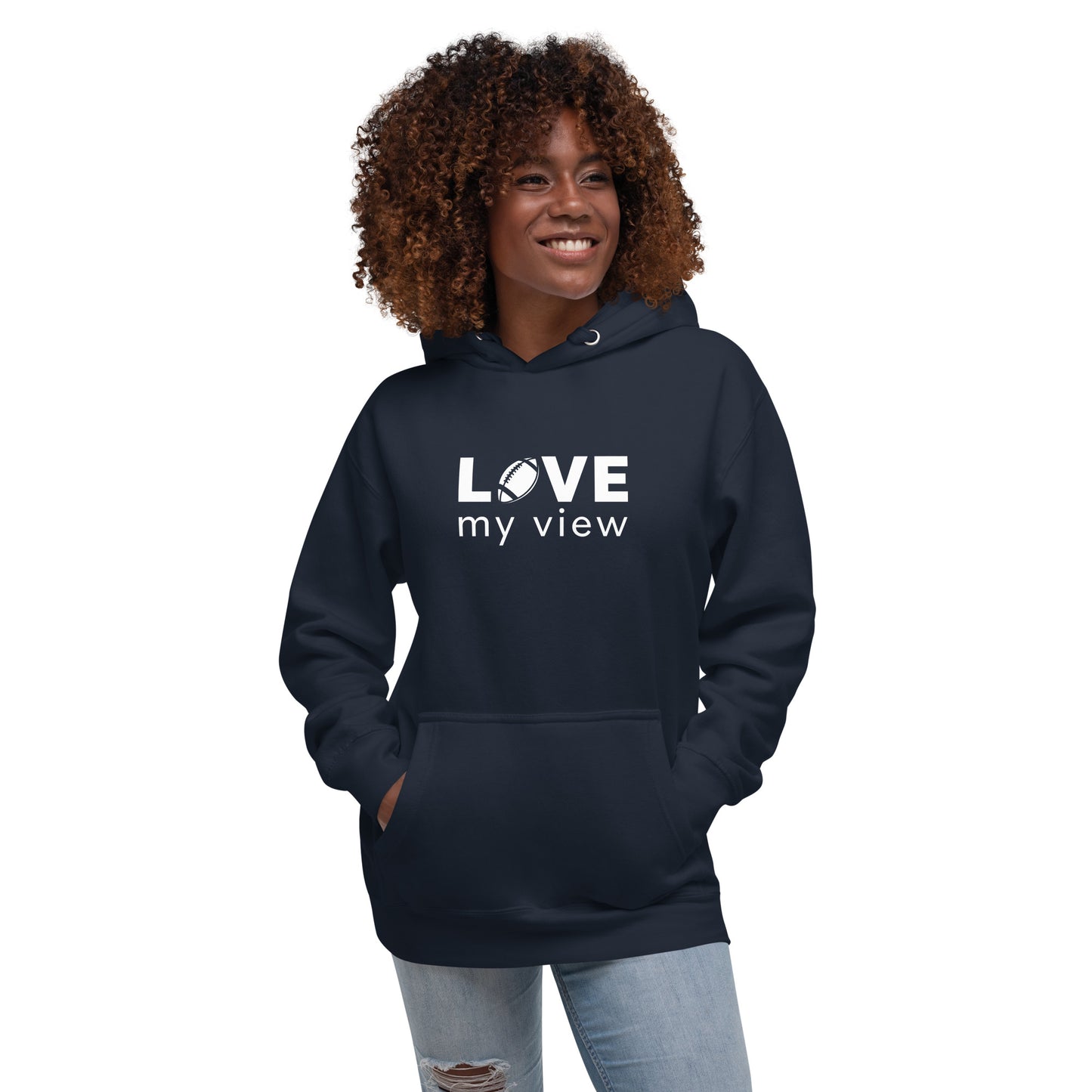 Football Hoodie (white lettering)