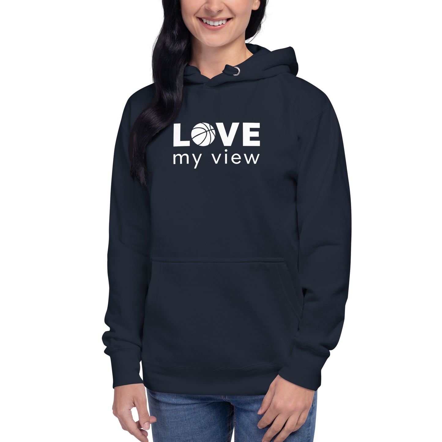 Basketball Hoodie (with white lettering)