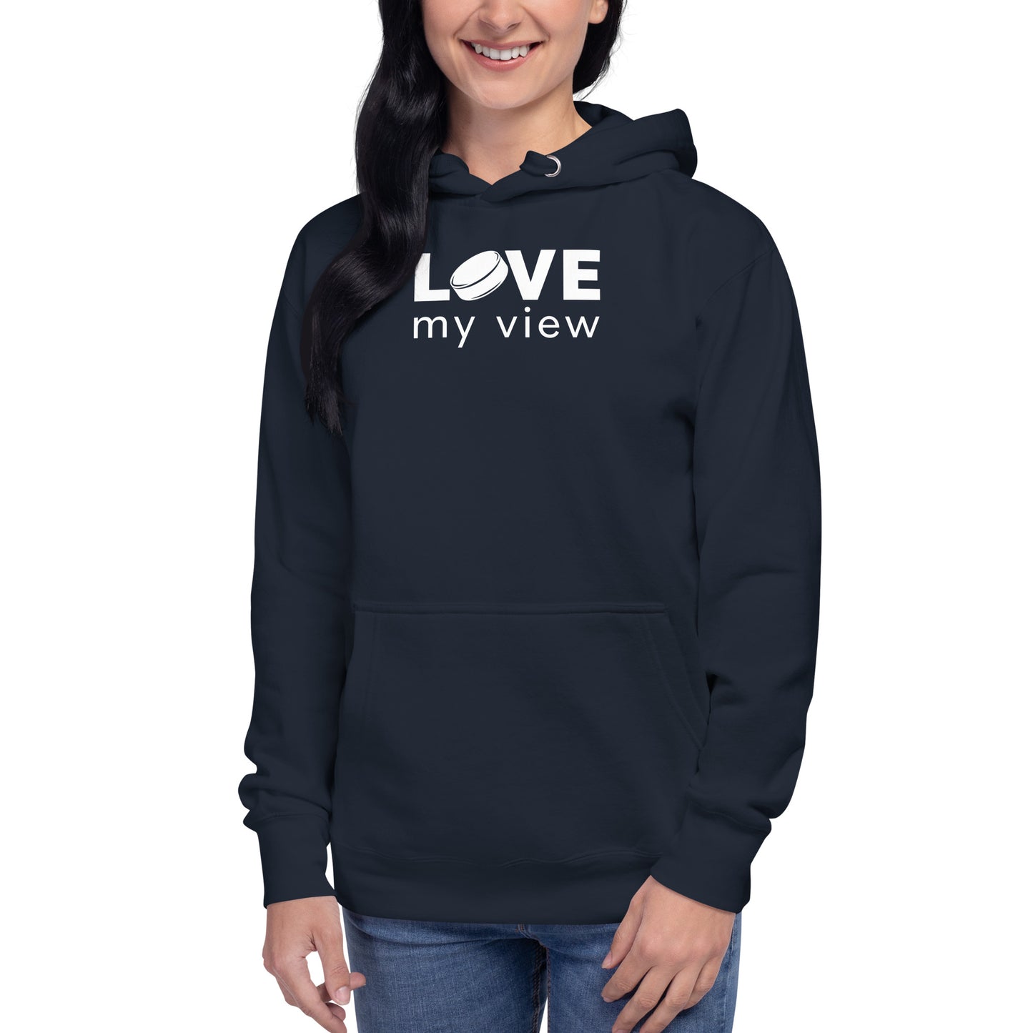 Hockey Hoodie (white lettering)