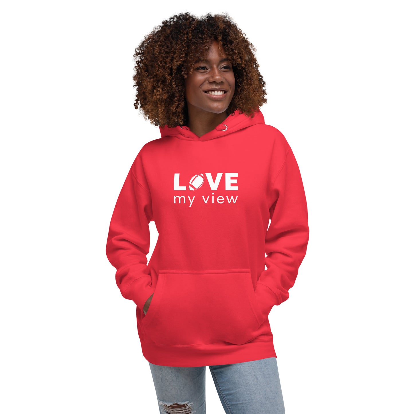 Football Hoodie (white lettering)