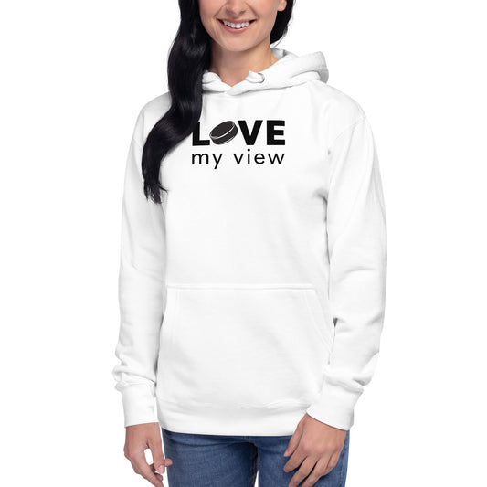 Hockey Hoodie (with black lettering)