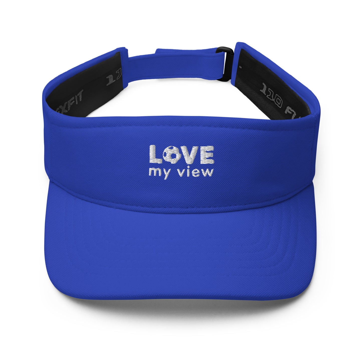 Soccer Visor (with white embroidery)