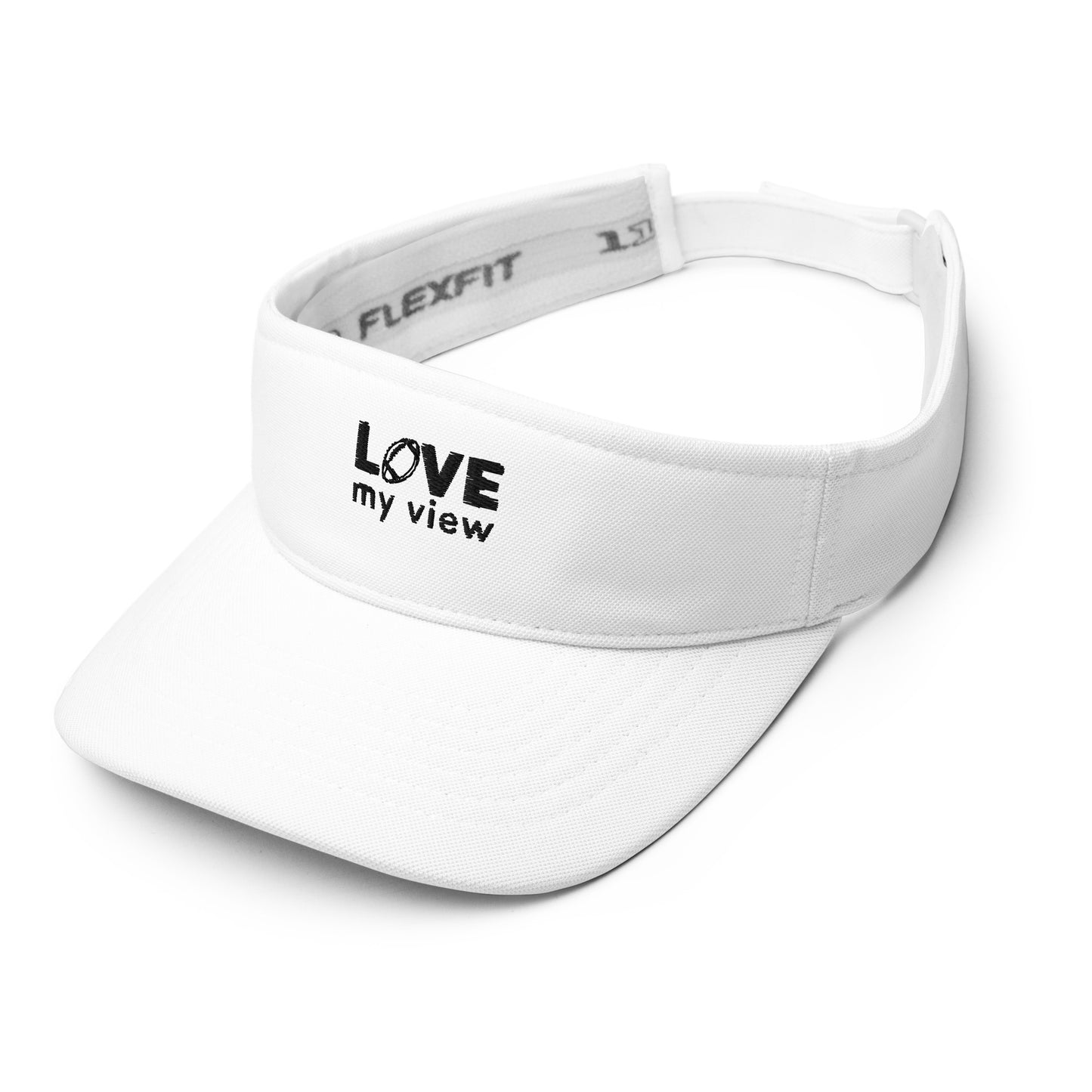 Football Visor (with black embroidery)