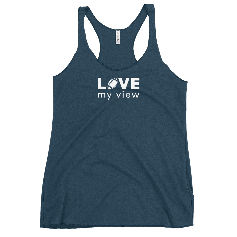 Women's Football Racerback Tank