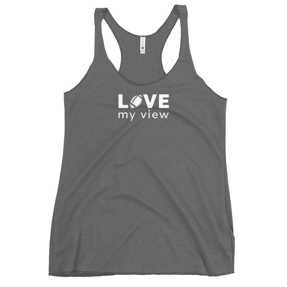 Women's Football Racerback Tank