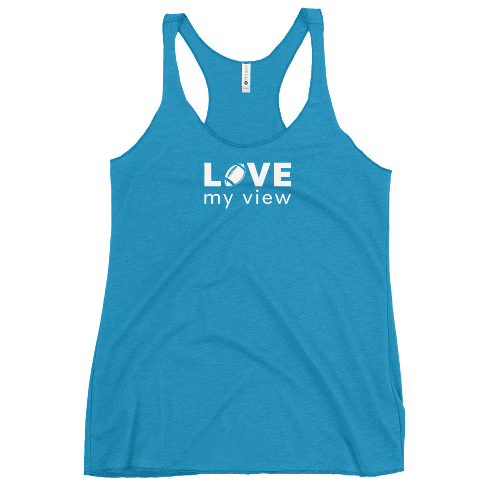 Women's Football Racerback Tank